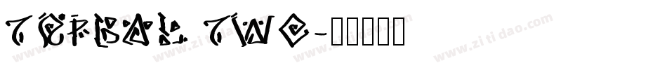 Tribal Two字体转换